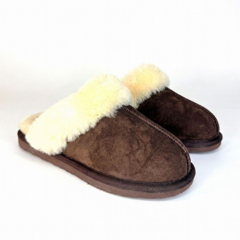 Shepherd Of Sweden Jessica Slippers - Brown/Chestnut
