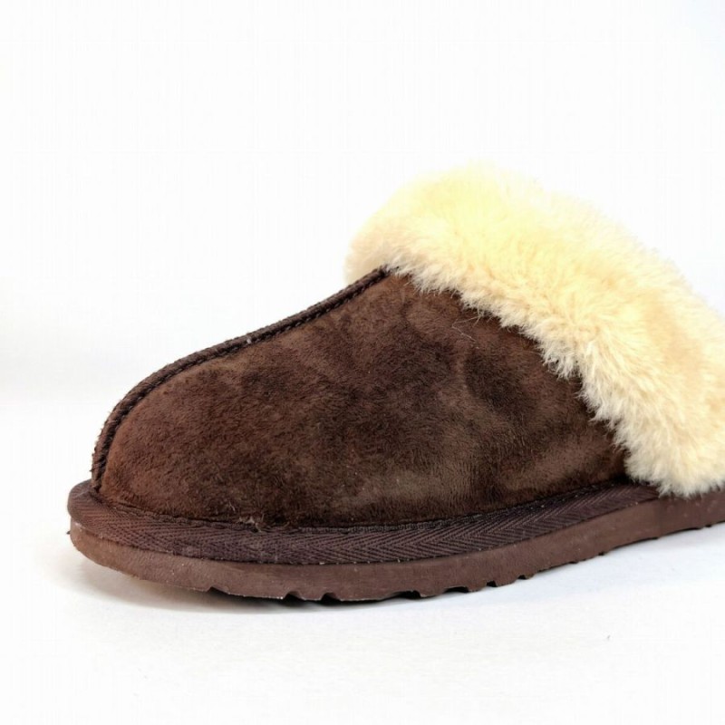 Shepherd Of Sweden Jessica Slippers - Brown/Chestnut