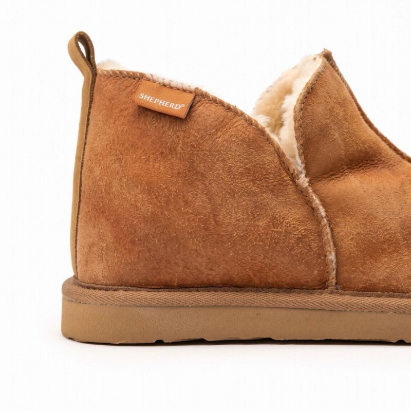 Annie Ladies Sheepskin Slippers - Antique/Cognac Annie Ladies Sheepskin Slippers - Antique/Cognac