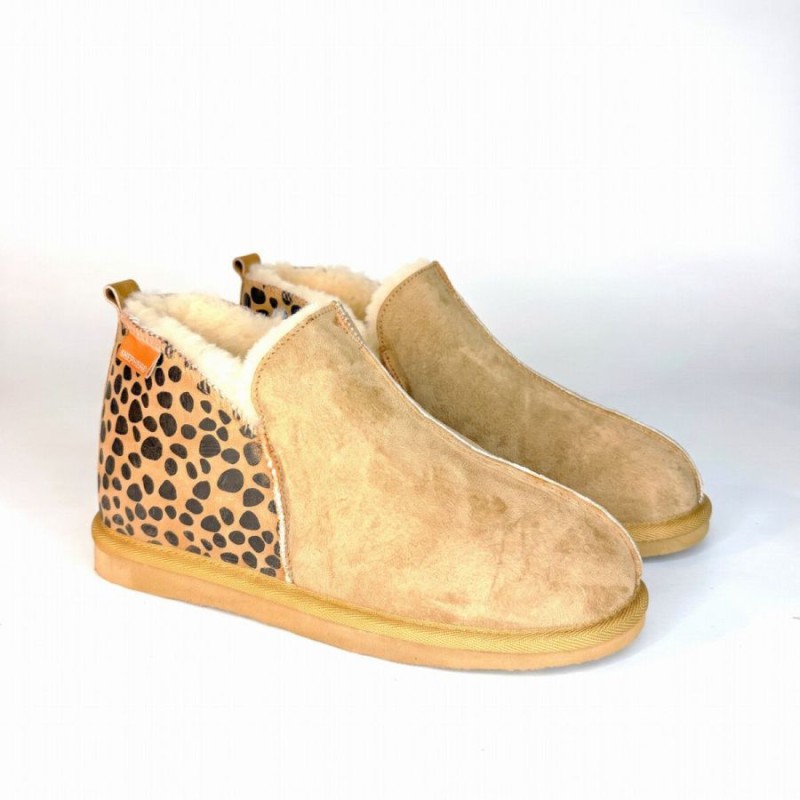 Shepherd Of Sweden Annie Slippers - Leopard / Chestnut