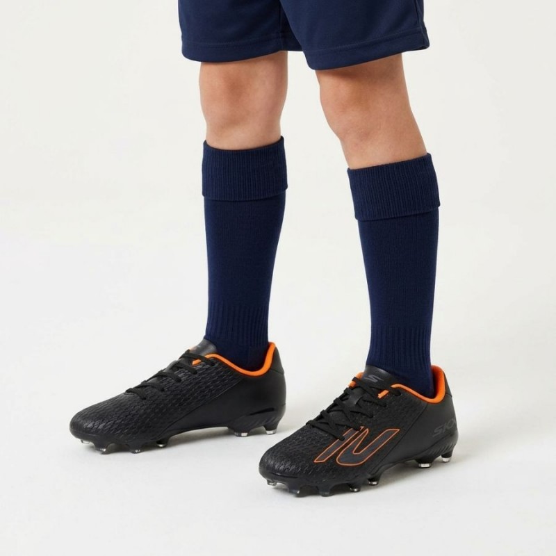 SKX_2 JR Youth MG 252160L Football Boots - Black/Orange