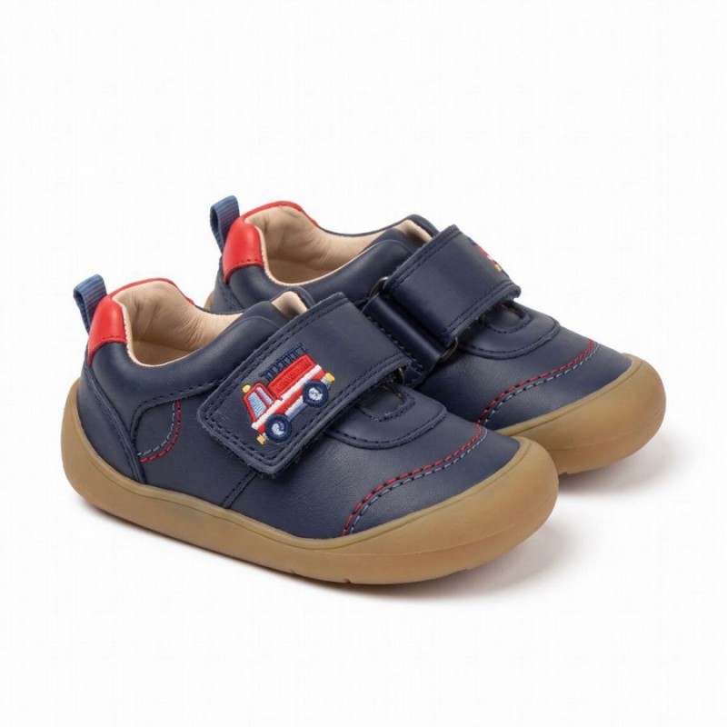 Harvest Shoes - Navy Leather