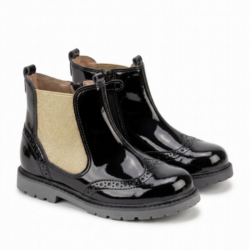 Chelsea Boots - Black Patent