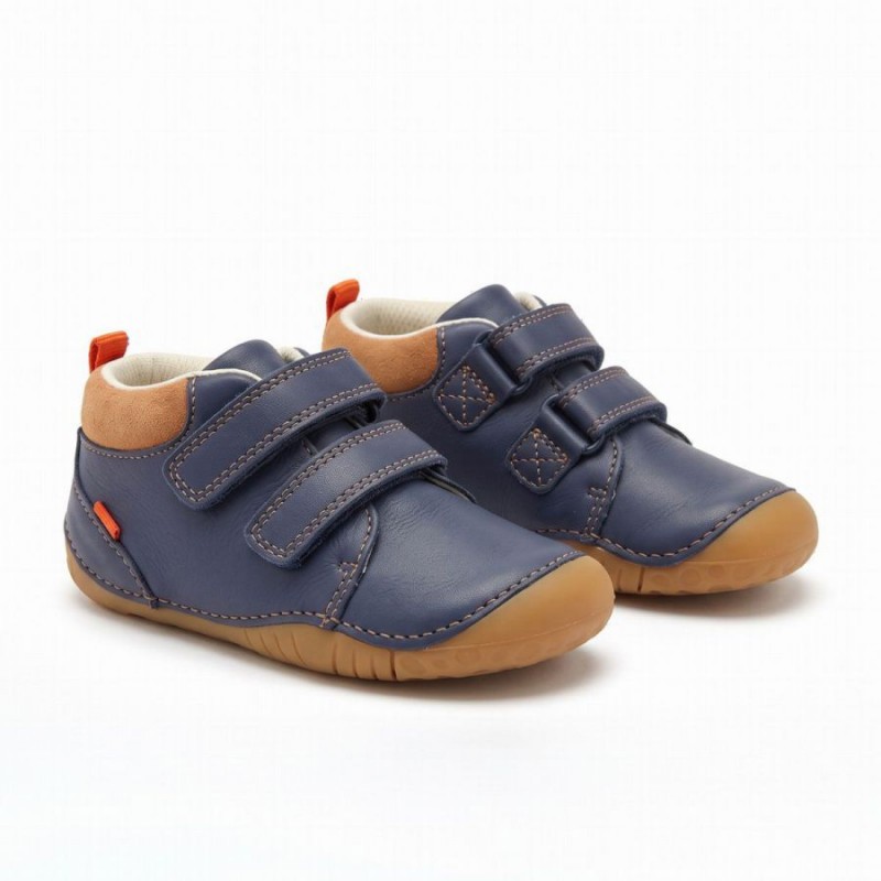 Pip Boots - Navy Leather