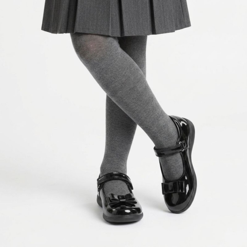 Bella G School Shoes - Black Patent