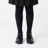 Brogue Snr School Shoes - Black Patent