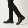 Glint School Shoes - Black Leather