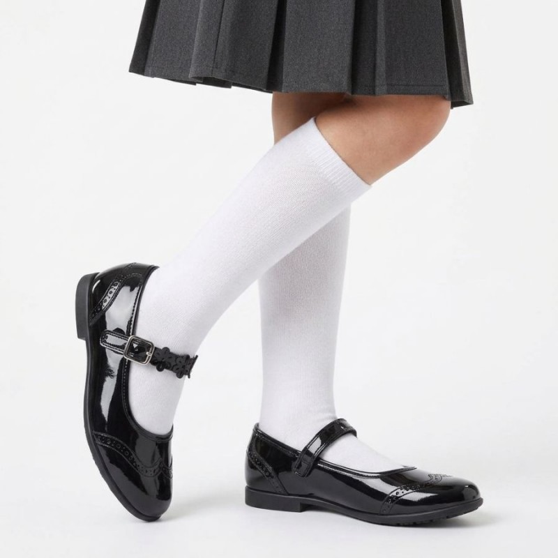 Impress School Shoes - Black Patent
