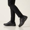 Rhino Sherman School Shoes - Black Leather
