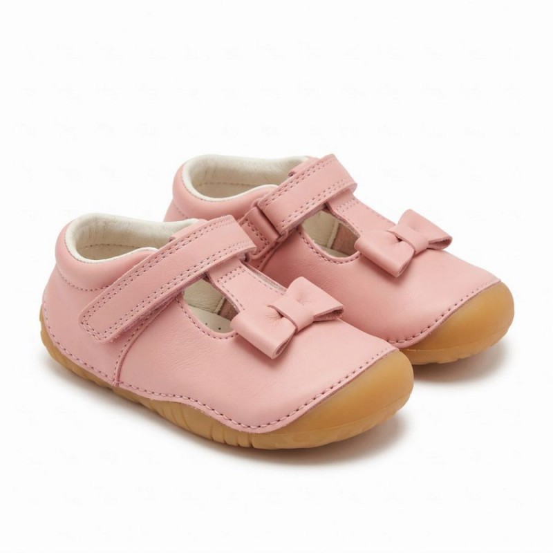 Wiggle Shoes - Dusky Pink Leather