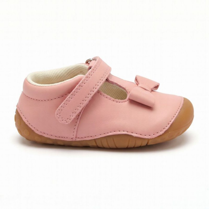 Wiggle Shoes - Dusky Pink Leather