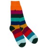 Striped Bamboo Socks - Block Multi
