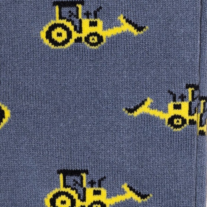 Digger Bamboo Socks - Yellow