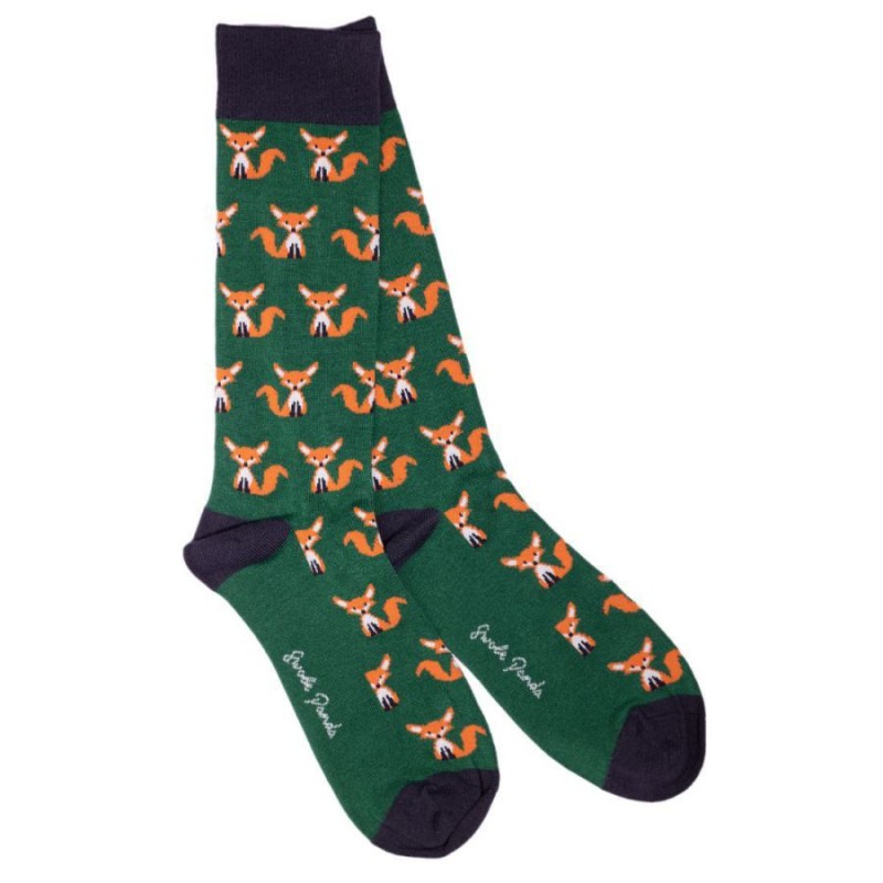 MR Fox Bamboo Socks SP326 Socks – Green