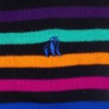 Striped Bamboo Socks - Black Multi