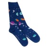 Outer Space Bamboo Socks - Blue