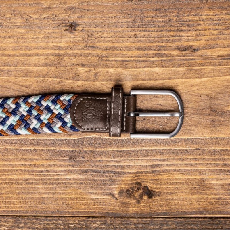 Woven Belt SP-RWB Belt – Navy/Grey/Brown Woven Belt SP-RWB Belt – Navy/Grey/Brown