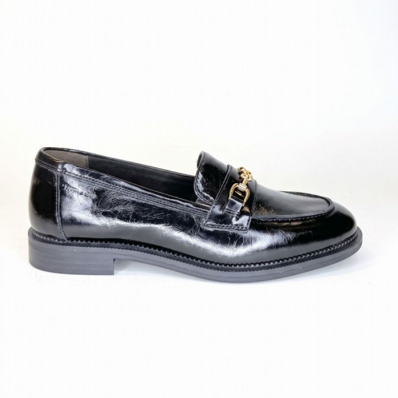 24255 Loafers - Black Leather