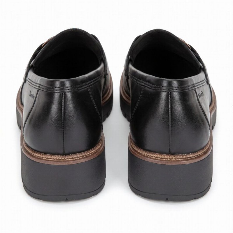 24722 Loafers - Black Leather