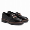 24722 Loafers - Black Leather