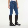 25618 Knee High Boots - Black Leather