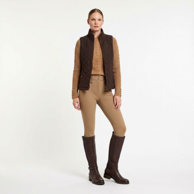 25618 Knee High Boots - Mahogany Leather