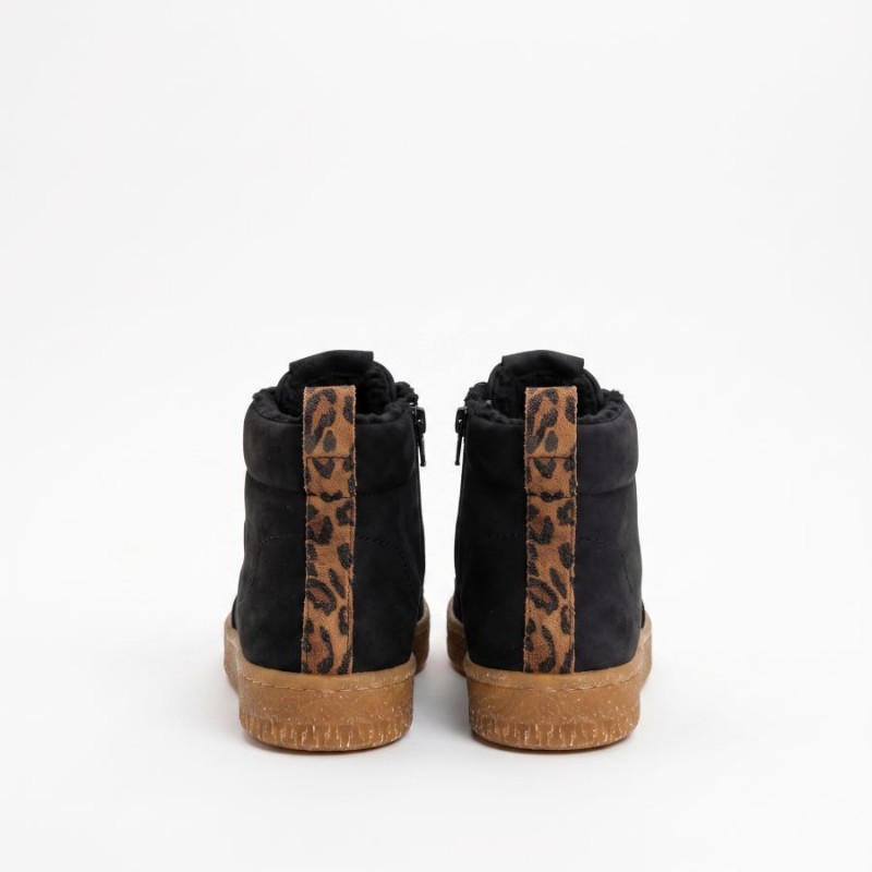 25203 Ankle Boots - Black Leather