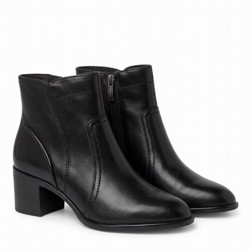 25313 Ankle Boots - Black Leather