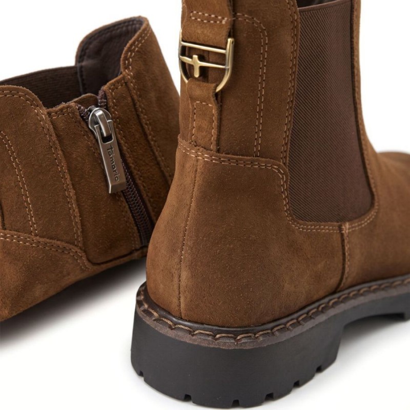 25449 Ankle Boots - Camel Leather