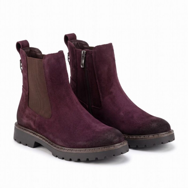 25449 Boots - Burgundy