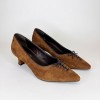 22352 Court Shoes - Cognac Comb Leather