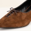 22352 Court Shoes - Cognac Comb Leather