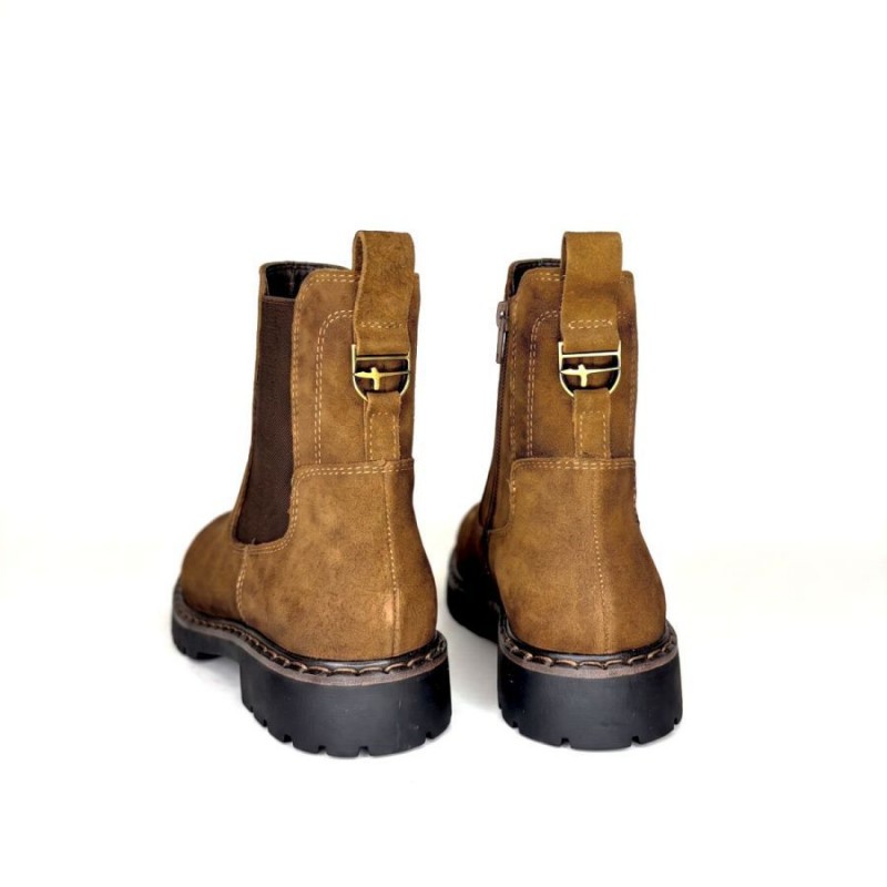 25449 Ankle Boots - Camel Leather