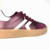 23723 Trainers - Burgundy Leather 23723 Trainers - Burgundy Leather