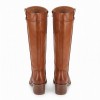 25576 Knee High Boots - Cognac Leather