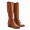 25576 Knee High Boots - Cognac Leather