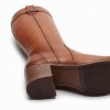 25576 Knee High Boots - Cognac Leather