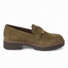 24722 Loafers - Olive Suede