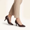 22434 Court Shoes - Mahogany Leather