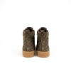 25203 Ankle Boots - Olive Leopard Suede 25203 Ankle Boots - Olive Leopard Suede