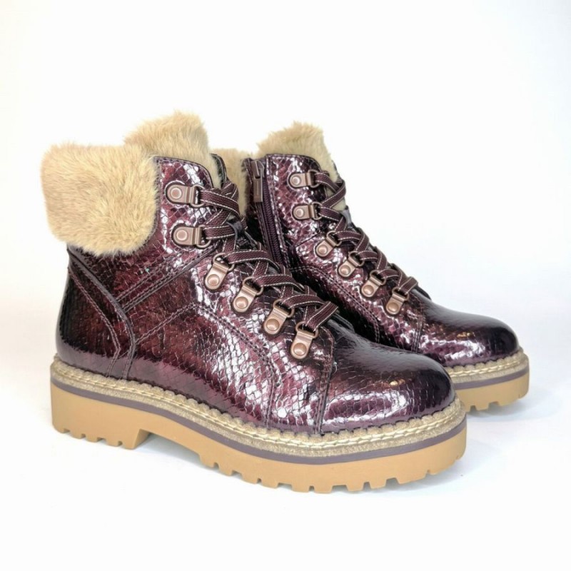 26264 Boots - Burgundy