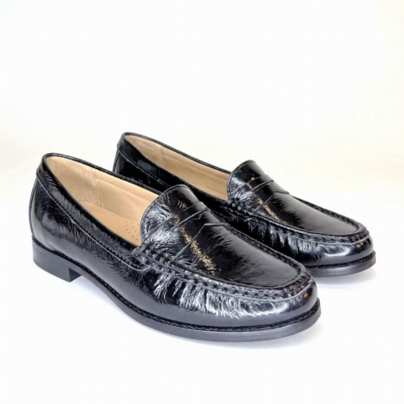 Golden Boot Dakota 25959 Loafers - Black Patent