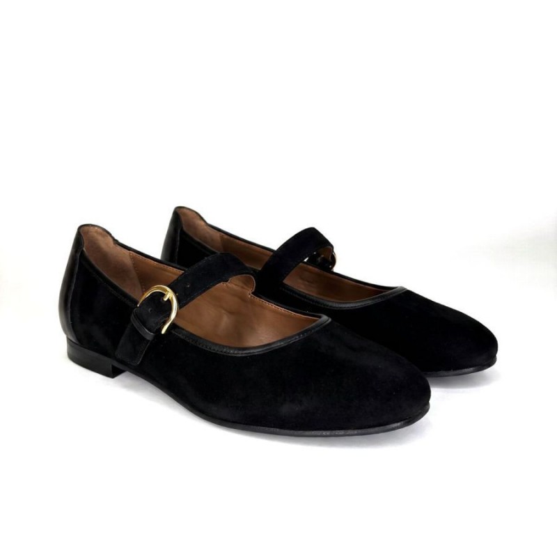 Golden Boot Debbie M-6553 Pumps - Black Suede
