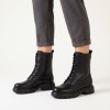 Bones 13 A-4313 Ankle Boots - Black Leather