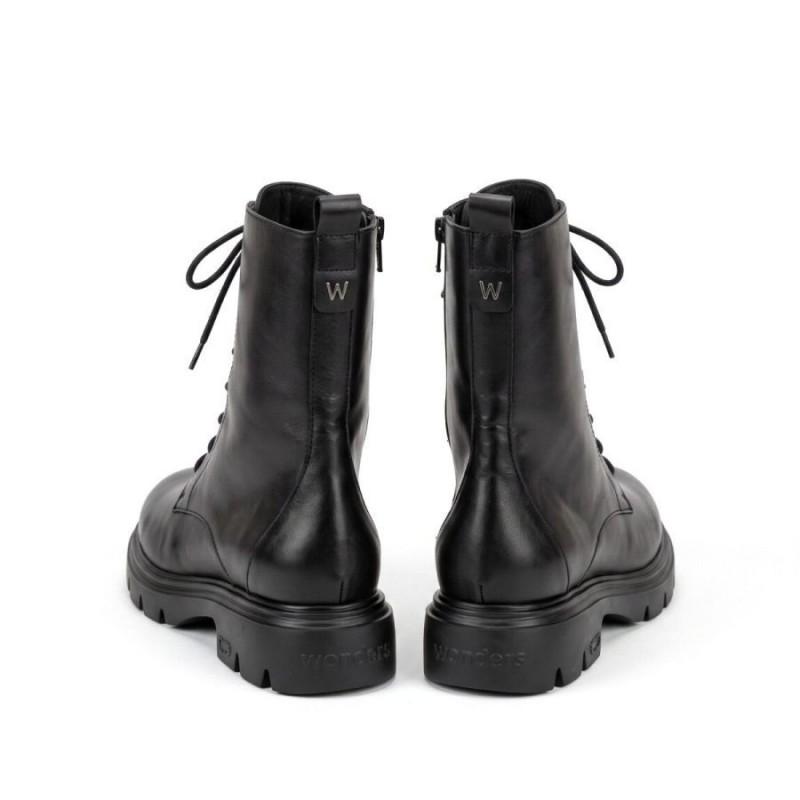 Bones 13 A-4313 Ankle Boots - Black Leather