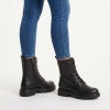 Bones 13 A-4313 Ankle Boots - Black Leather