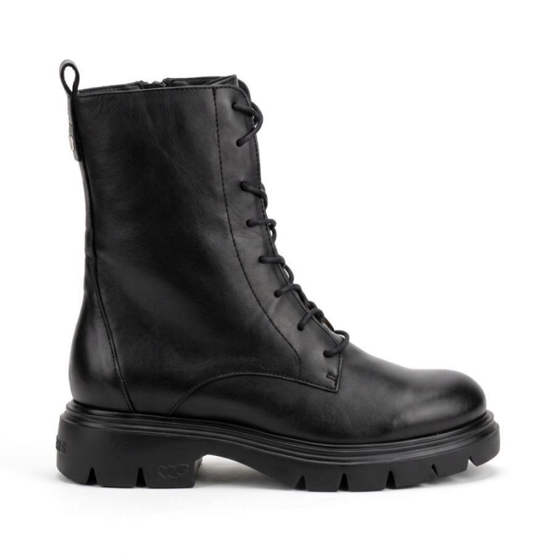 Bones 13 A-4313 Ankle Boots - Black Leather
