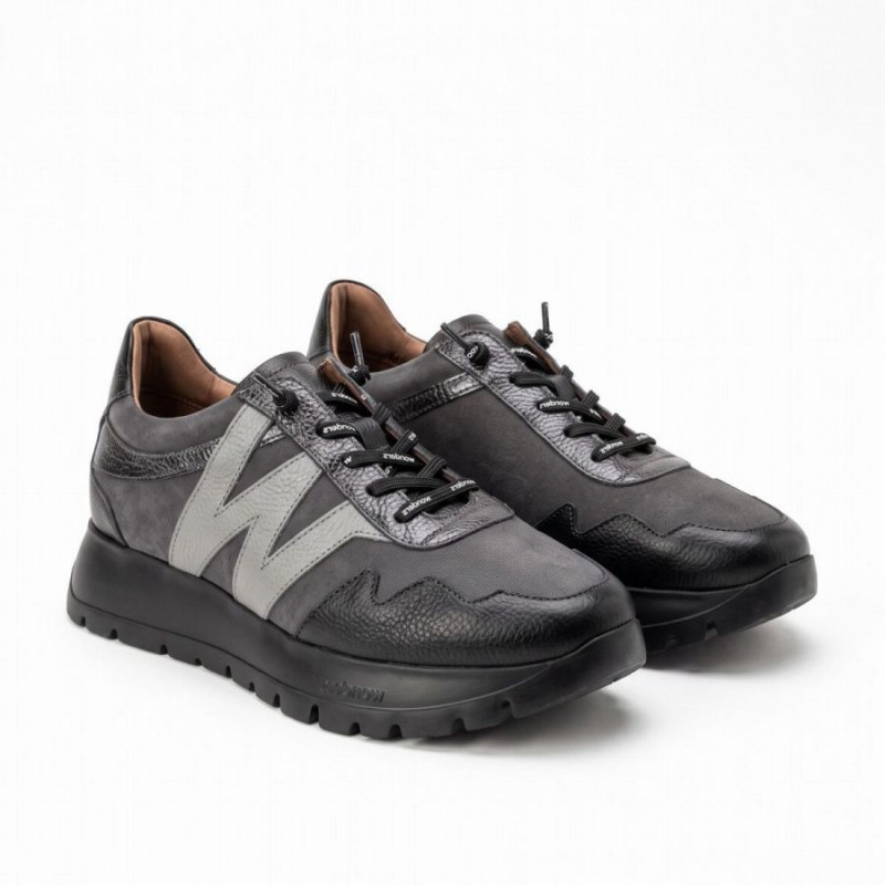 Odisei 110 A-24110 Trainers - Black Leather