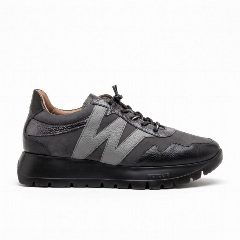 Odisei 110 A-24110 Trainers - Black Leather