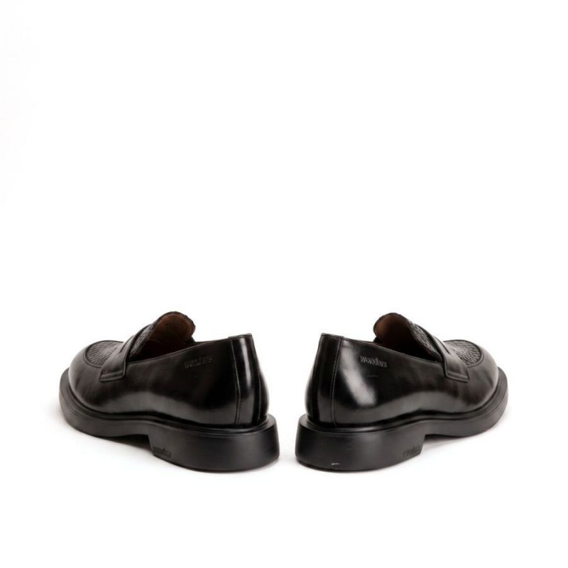 Penny 01 A-5301 Loafers - Black Leather